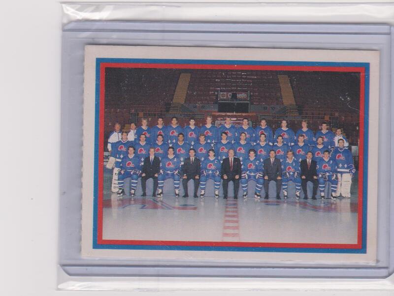 1990-91 Kraft #107 Quebec Nordiques